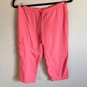 SB Scrubs Coral Pink Scrub Capris
